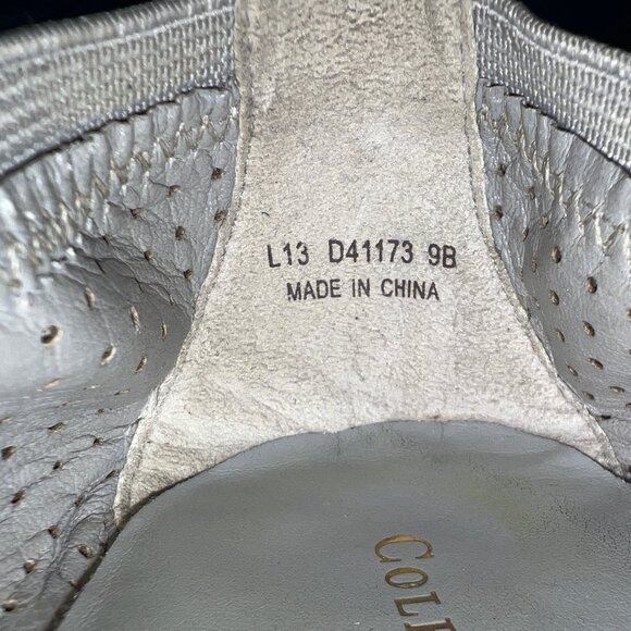 Cole Haan Mary Jane Grey Ballet Stretch Flats,  Size 9 Excellent Condition! - Picture 4 of 10